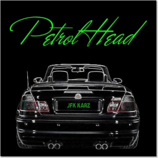 BMW M3 E46 Petrol Head Rear View Posters and Art